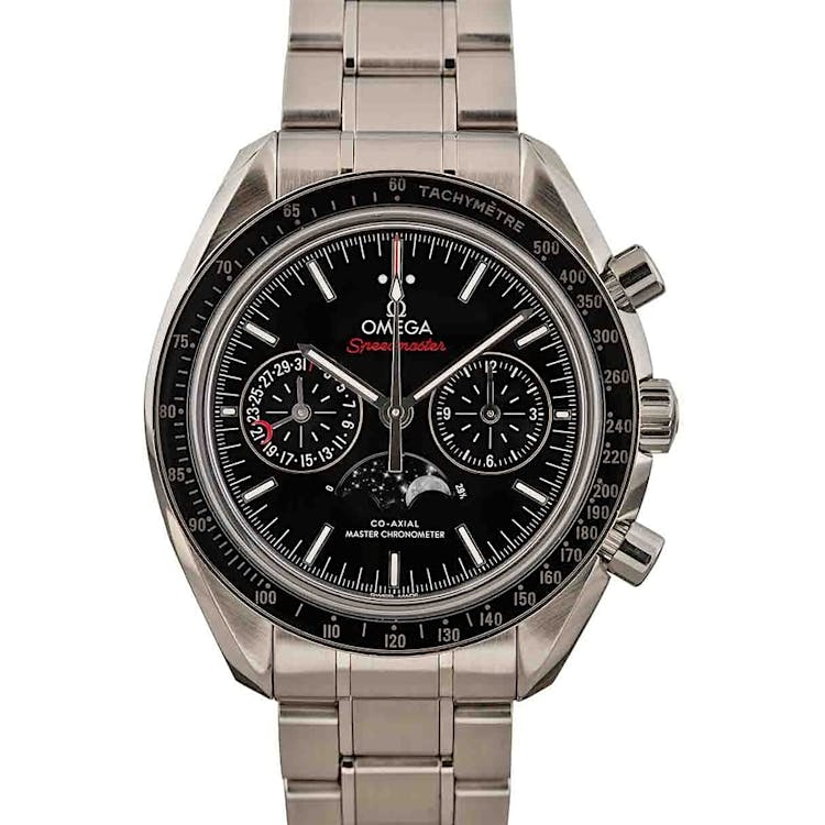 Omega Speedmaster Moonphase Black Dial