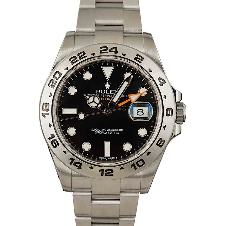 Rolex 42MM Explorer II Black Dial 216570