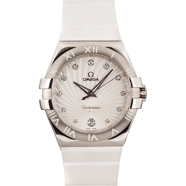 Ladies Omega Constellation Stainless Steel Quartz