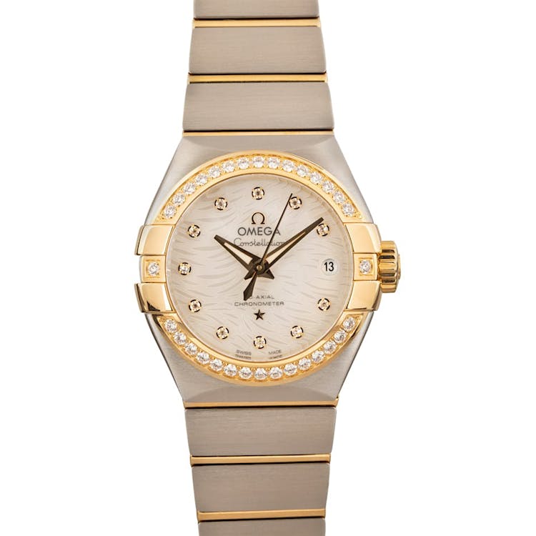 Ladies Omega Constellation Steel & Yellow Gold