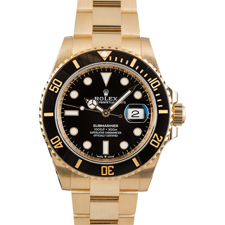 Rolex Submariner Yellow Gold 126618