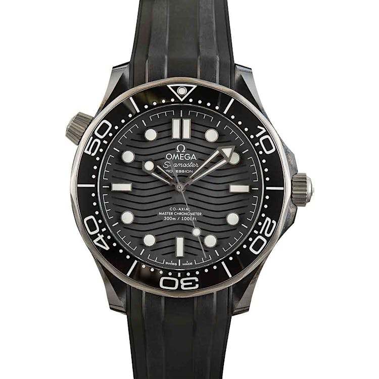 Mens Omega Seamaster Diver 300M Black