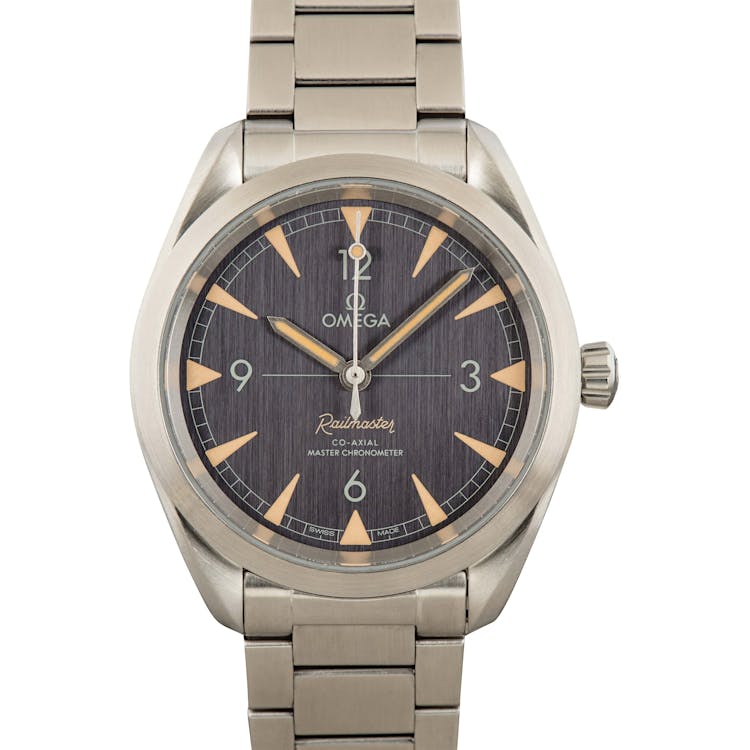 Omega Seamaster Railmaster Black Dial