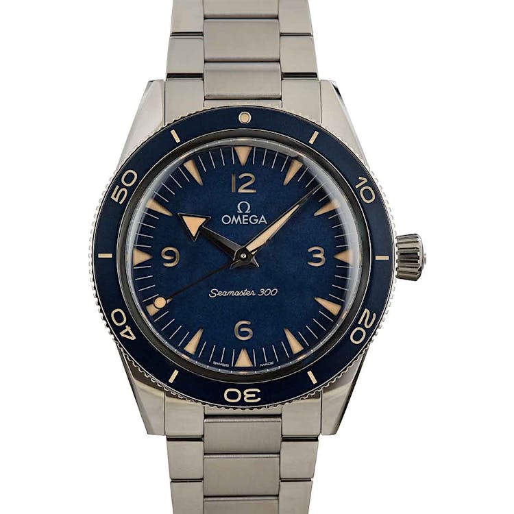 Omega Seamaster 300 Stainless Steel Blue