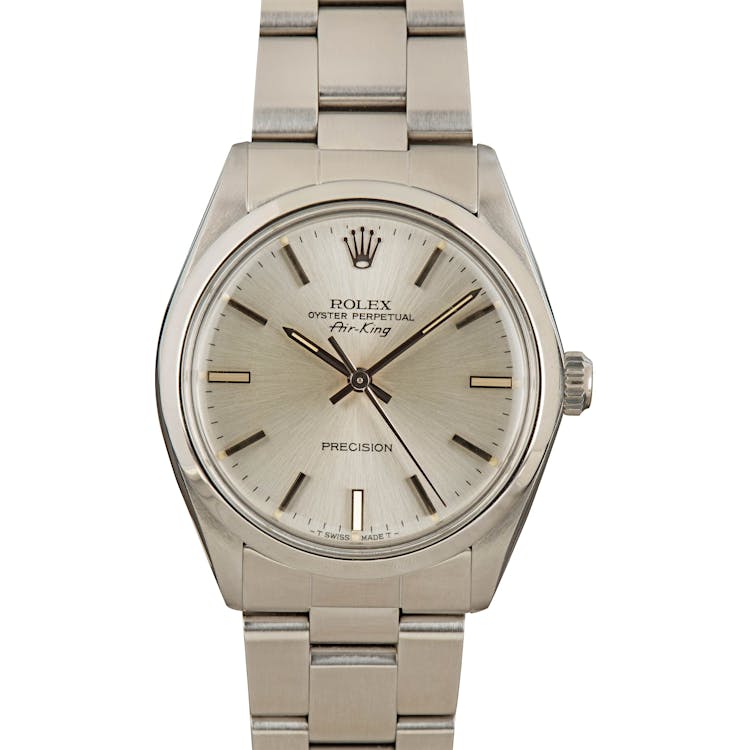 Pre-Owned Rolex Air-King 5500 Stainless Steel