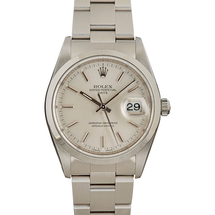 Rolex Date 15200 Silver Dial