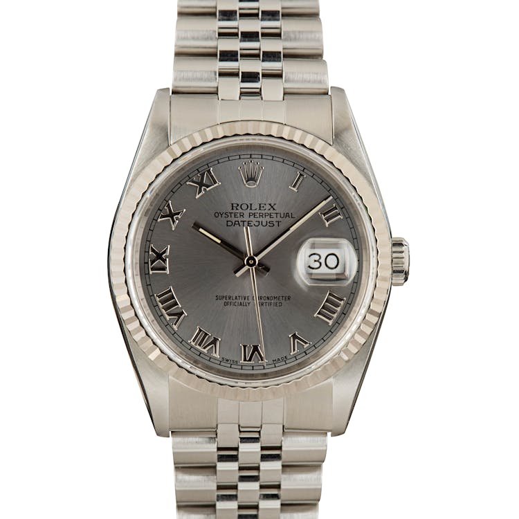 Rolex Datejust 16234 Slate Dial