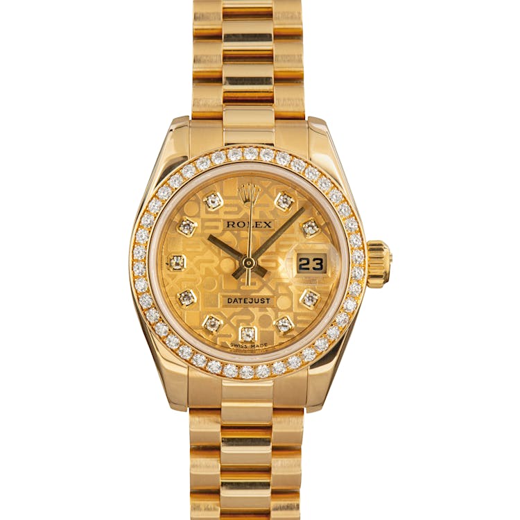 Ladies Rolex Datejust 179138 18k Yellow Gold