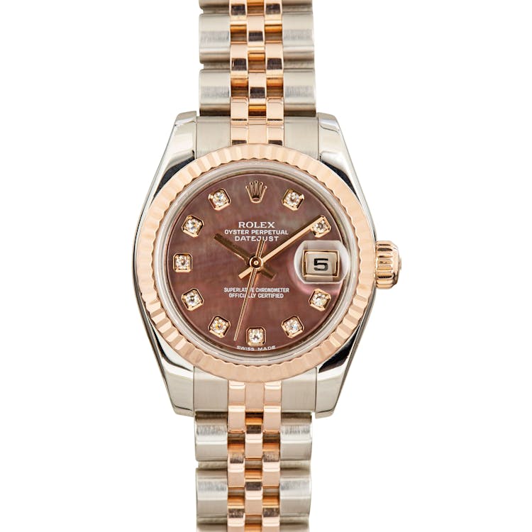 Ladies Rolex Datejust 179171 Steel & Everose Gold