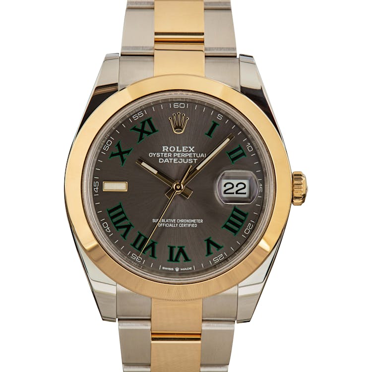 Rolex Datejust 41 Ref 126303 Wimbledon Dial