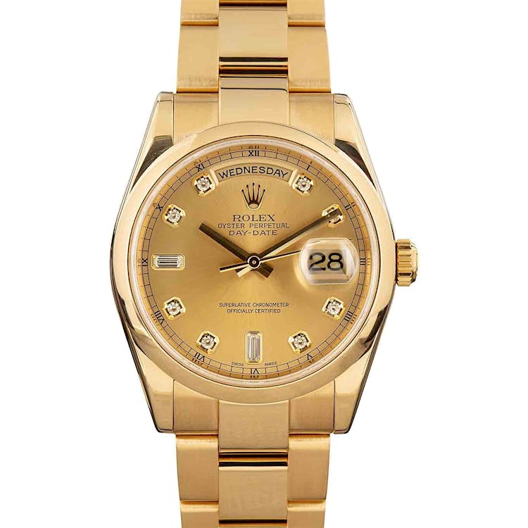 Rolex Day-Date 118208 Yellow Gold Oyster