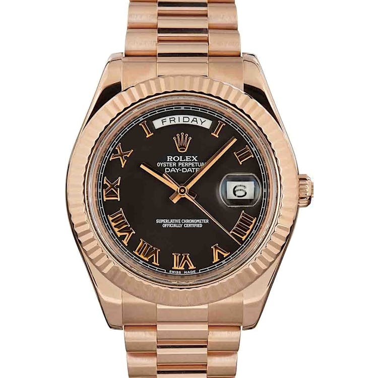 Rolex Day-Date II Ref 218235 18k Everose Gold