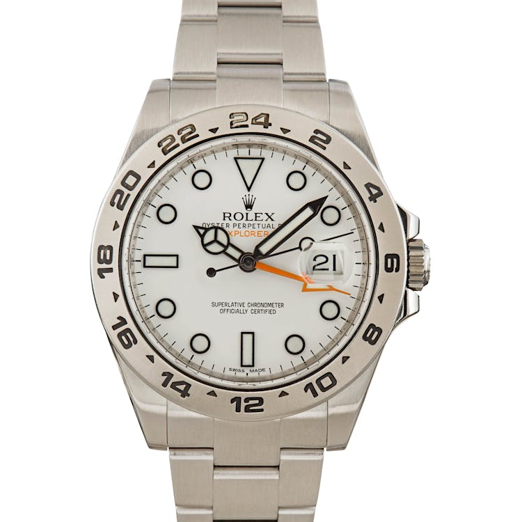 Rolex Explorer II 216570 White Dial