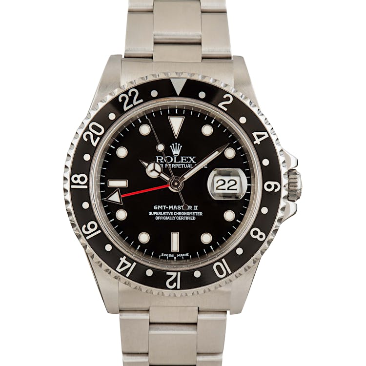 Rolex GMT-Master II Ref 16710 Black Dial