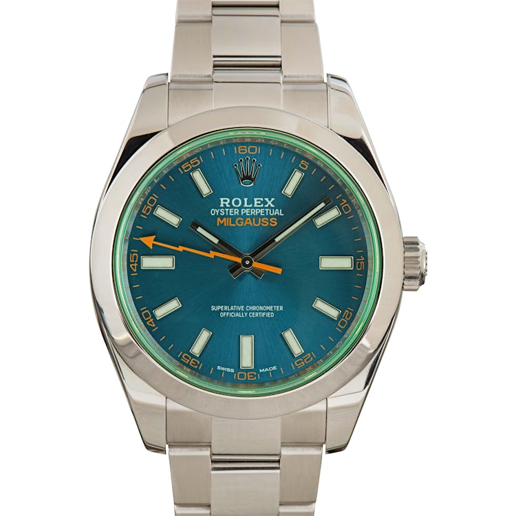 Rolex Milgauss 116400GV Blue