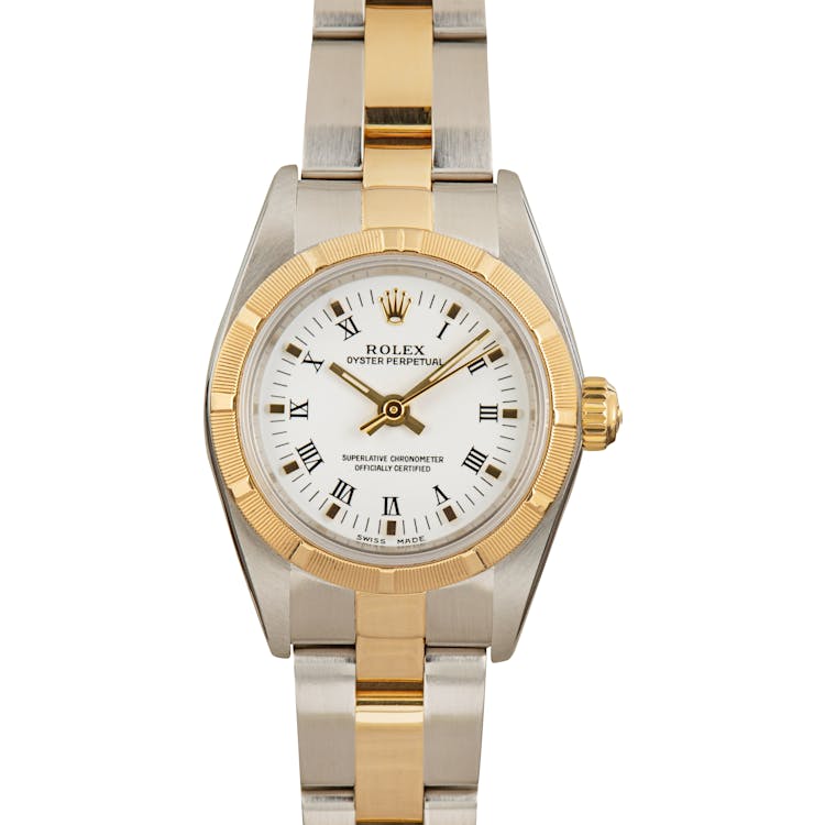 Rolex Lady Oyster Perpetual 76233 Two Tone Oyster