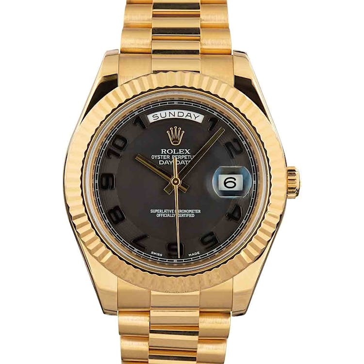 Rolex President Day-Date II Ref 218238 18k Yellow Gold