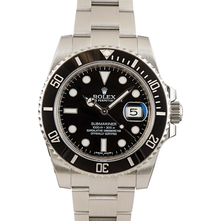 Rolex Submariner Ref 116610 Black Dial