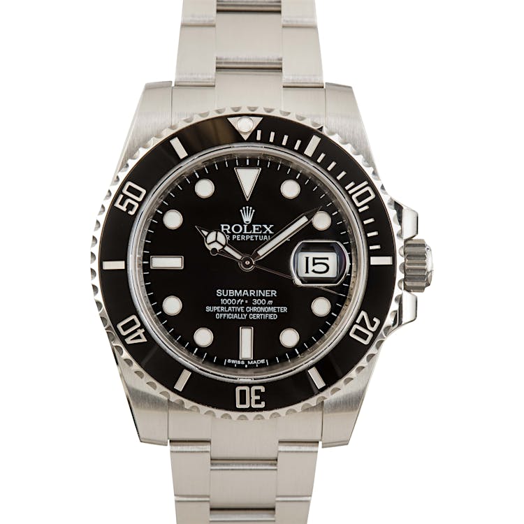 Used Rolex Submariner 116610 Black Dial