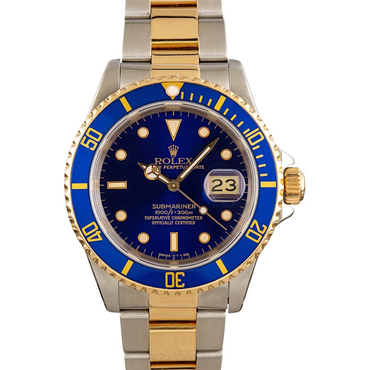 Rolex Submariner 16613 Blue Dial