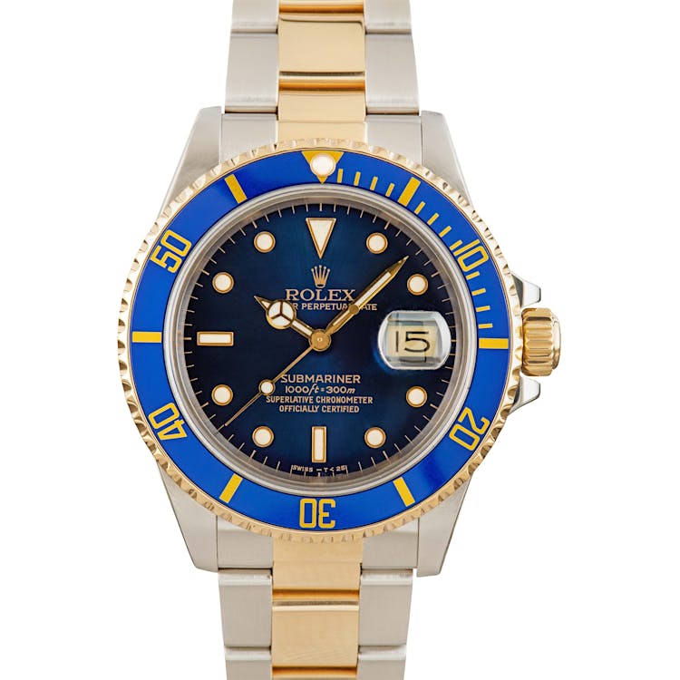 Rolex Submariner 16803 Blue Dial