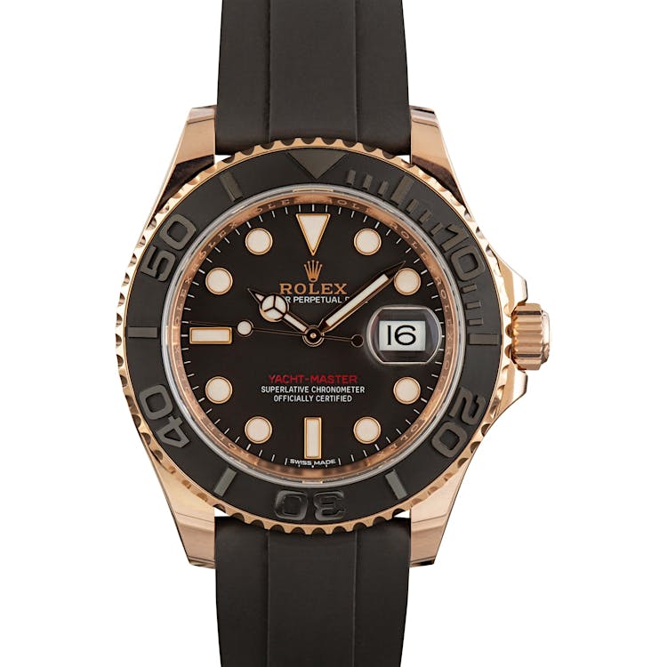 Rolex Yacht-Master 116655 Black Oysterflex Band