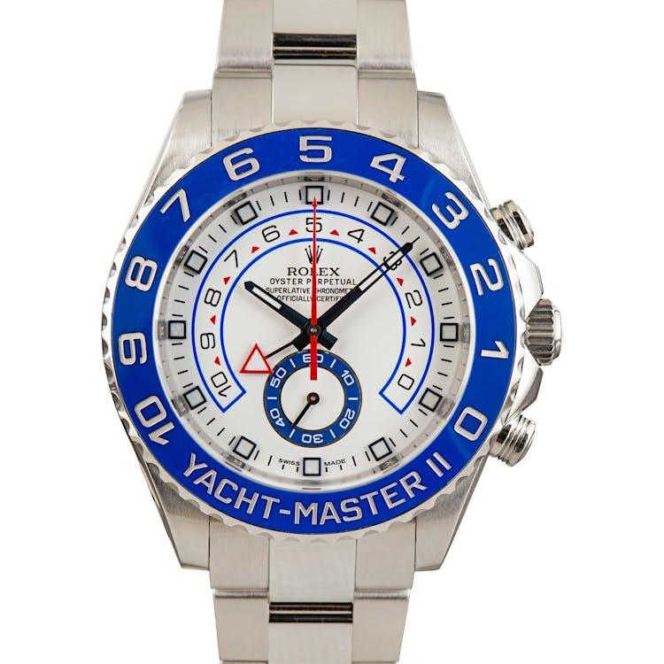 Rolex Yacht-Master II Ref 116680 White Dial